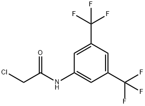 N1-[3,5-双(三氟甲基)苯基]-2-氯乙酰胺 结构式