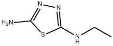 N2-乙基-1,3,4-噻二唑-2,5-二胺 结构式