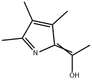 Ethanol, 1-(3,4,5-trimethyl-2H-pyrrol-2-ylidene)- (9CI) 结构式