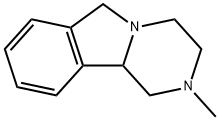 Pyrazino[2,1-a]isoindole, 1,2,3,4,6,10b-hexahydro-2-methyl- (9CI) 结构式