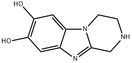 Pyrazino[1,2-a]benzimidazole-7,8-diol, 1,2,3,4-tetrahydro- (9CI) 结构式