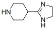 4-(4,5-二氢-1H-咪唑-2-基)哌啶 结构式