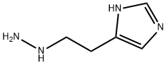 1H-Imidazole,  4-(2-hydrazinoethyl)-  (9CI) 结构式