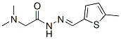 Glycine, N,N-dimethyl-, [(5-methyl-2-thienyl)methylene]hydrazide (9CI) 结构式