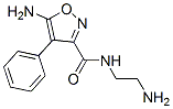 3-Isoxazolecarboxamide,  5-amino-N-(2-aminoethyl)-4-phenyl- 结构式