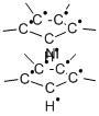双(四甲基环戊二烯基),镍(II) 结构式