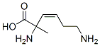 3-Hexenoicacid,2,6-diamino-2-methyl-,(3Z)-(9CI) 结构式