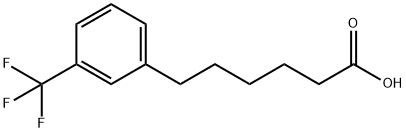 6-(3-TrifluoroMethylphenyl)hexanoic acid 结构式