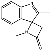 Spiro[azetidine-2,3-[3H]indol]-4-one, 1,2-dimethyl- (9CI) 结构式