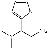 N1,N1-二甲基-1-(噻吩-2-基)乙烷-1,2-二胺 结构式