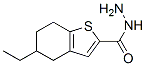 5-乙基-4,5,6,7-四氢苯并[B]噻吩-2-碳酰肼 结构式