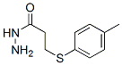 Propanoic acid, 3-[(4-methylphenyl)thio]-, hydrazide (9CI) 结构式