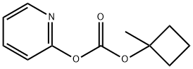 Carbonic acid, 1-methylcyclobutyl 2-pyridinyl ester (9CI) 结构式