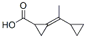 Cyclopropanecarboxylic acid, (1-cyclopropylethylidene)-, (E)- (9CI) 结构式