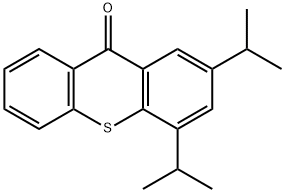 2,4-bis(isopropyl)-9H-thioxanthen-9-one 结构式