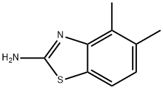 2-氨基-4,5-二甲基苯并噻唑 结构式