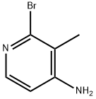 2-溴-3-甲基吡啶-4-胺 结构式