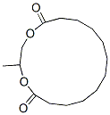 2-methyl-1,4-dioxacyclohexadecane-5,16-dione 结构式