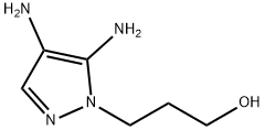 1H-Pyrazole-1-propanol,  4,5-diamino- 结构式