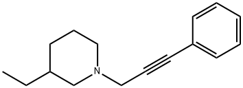 Piperidine, 3-ethyl-1-(3-phenyl-2-propynyl)- (9CI) 结构式