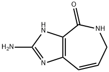 Imidazo[4,5-c]azepin-4(1H)-one,  2-amino-5,6-dihydro-  (9CI) 结构式