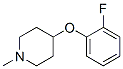 Piperidine, 4-(2-fluorophenoxy)-1-methyl- (9CI) 结构式