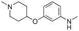 Benzenamine, N-methyl-3-[(1-methyl-4-piperidinyl)oxy]- (9CI) 结构式