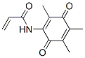 2-Propenamide, N-(2,4,5-trimethyl-3,6-dioxo-1,4-cyclohexadien-1-yl)- (9CI) 结构式