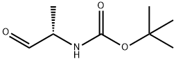 Boc-L-丙氨醛 结构式