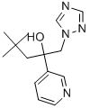 3-PYRIDINEMETHANOL, ALPHA-(2,2-DIMETHYLPROPYL)-ALPHA-(1H-1,2,4-TRIAZOL-1-YLMETHYL)- 结构式