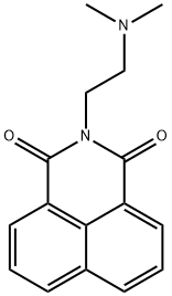 1H-Benz(de)isoquinoline-1,3(2H)-dione, 2-(2-(dimethylamino)ethyl)- 结构式