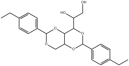 双(4-乙基亚苯基)山梨醇 结构式