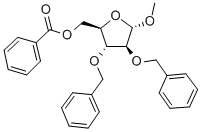 METHYL TRI-O-BENZYL-ALPHA-D-ARABINOFURANOSIDE 结构式