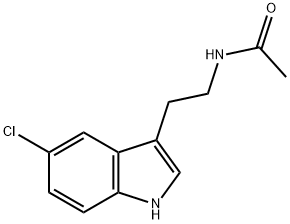 N-ACETHYL-5-CHLOROTRYPTAMINE 结构式