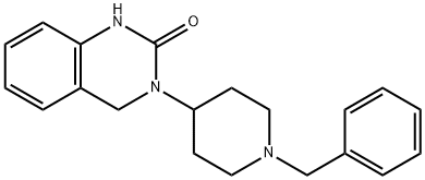 1-benzyl-4-(1,2,3,4-tetrahydro-2-oxo-3-quinazolinyl)piperidine 结构式