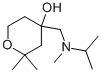 2H-Pyran-4-ol,tetrahydro-2,2-dimethyl-4-[[methyl(1-methylethyl)amino]methyl]-(9CI) 结构式