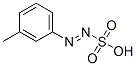 Diazenesulfonic acid, (3-methylphenyl)- (9CI) 结构式