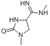 4-Imidazolidinecarboximidamide,N,1-dimethyl-2-oxo- 结构式