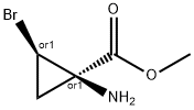 Cyclopropanecarboxylic acid, 1-amino-2-bromo-, methyl ester, cis- (9CI) 结构式