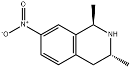 Isoquinoline, 1,2,3,4-tetrahydro-1,3-dimethyl-7-nitro-, (1R,3R)- (9CI) 结构式