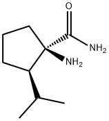 Cyclopentanecarboxamide, 1-amino-2-(1-methylethyl)-, (1R,2R)- (9CI) 结构式