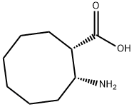 (1S,2R)-2-AMINO-CYCLOOCTANECARBOXYLIC ACID 结构式