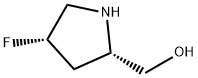 (2S,4S)-4-氟-2-吡咯烷甲醇 结构式