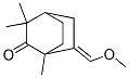 Bicyclo[2.2.2]octanone, 6-(methoxymethylene)-1,3,3-trimethyl-, (6E)- (9CI) 结构式