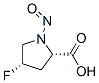 L-Proline, 4-fluoro-1-nitroso-, cis- (9CI) 结构式