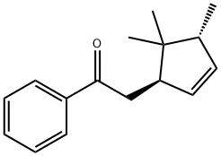 Ethanone, 1-phenyl-2-[(1R,4R)-4,5,5-trimethyl-2-cyclopenten-1-yl]- (9CI) 结构式