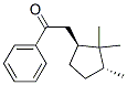 Ethanone, 1-phenyl-2-[(1S,3R)-2,2,3-trimethylcyclopentyl]- (9CI) 结构式