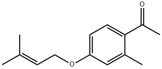 Ethanone, 1-[2-methyl-4-[(3-methyl-2-butenyl)oxy]phenyl]- (9CI) 结构式