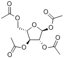 1,2,3,5-四-O-乙酰基-Α-L-阿拉伯呋喃糖 结构式
