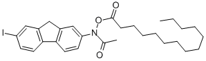 N-myristoyloxy-N-acetyl-2-amino-7-iodofluorene 结构式